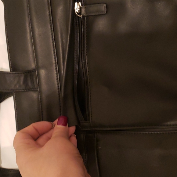 El Portal Black Leather briefcase - Picture 7 of 16